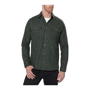 Freedom Foundry Men’s XXL Gray Speckled Flannel Lined Shirt Jacket Shacket